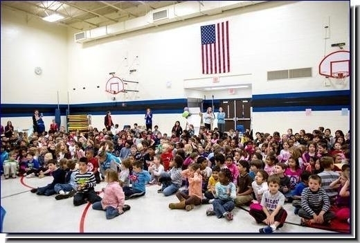 Elementary school assembly highlight in Erie, PA