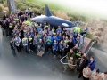 J26, Mike, NOAA's inflatable Killer Whale serves as an ambassador for the endangered Southern Resident Killer Whale recovery program.