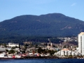 Nanaimo, BC skyline with Mt. Benson in the background